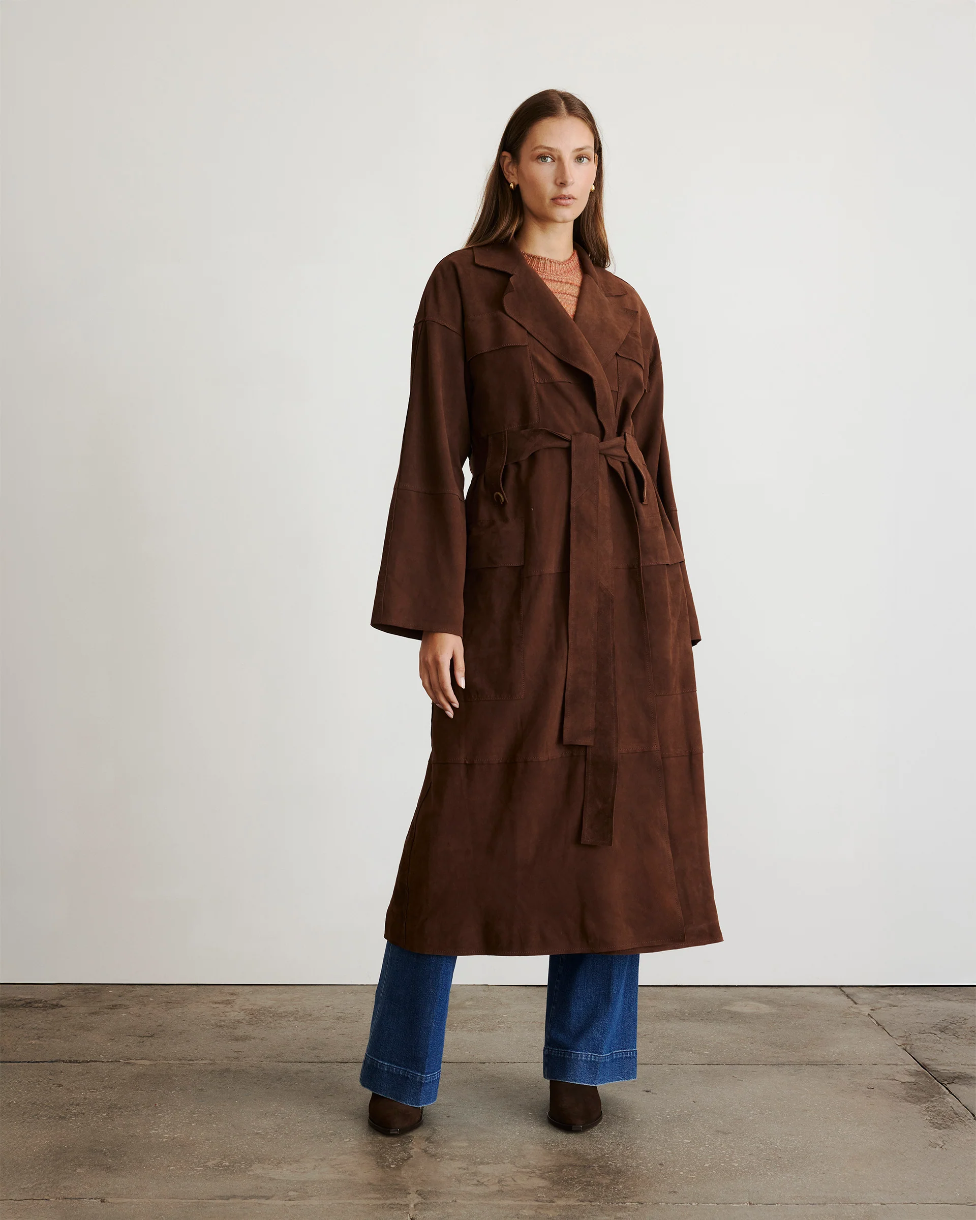 Suede Clayton Coat