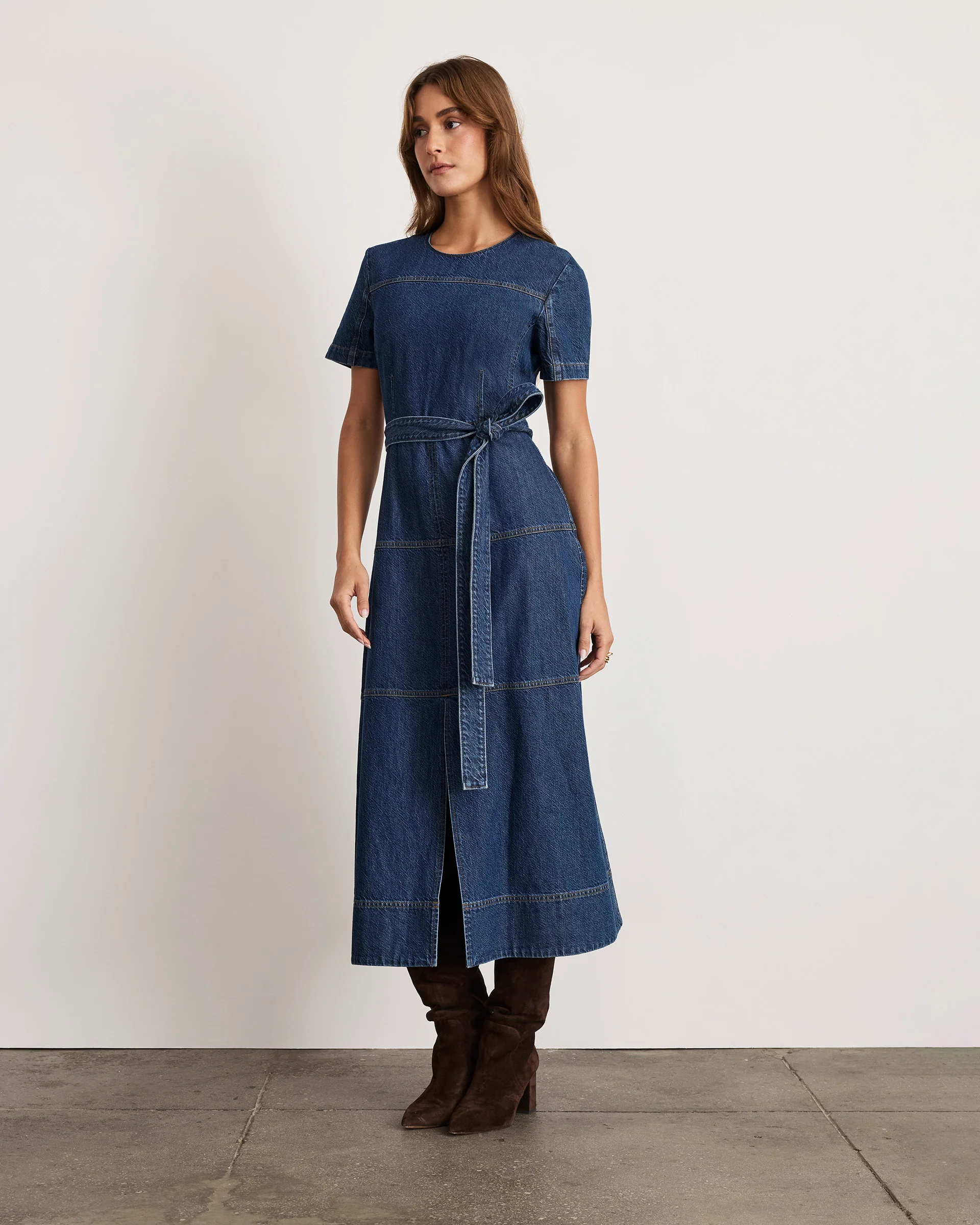 Ella Denim Dress - Image 2