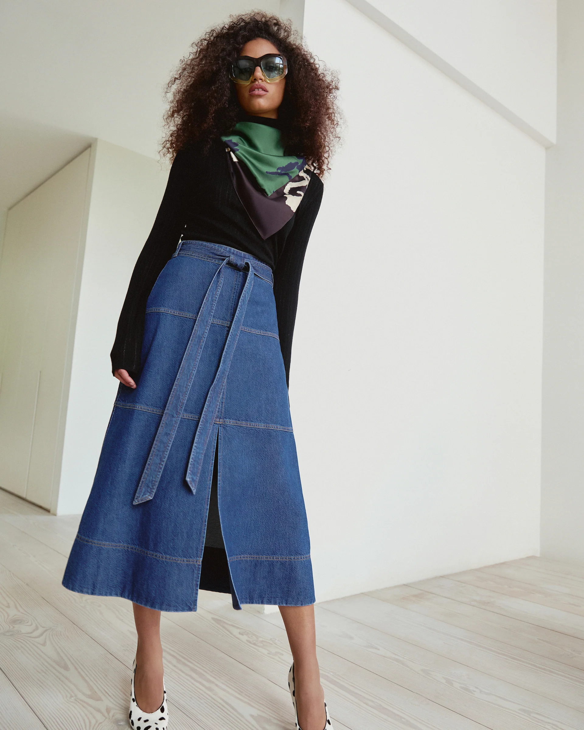 Hudley Denim Skirt - Image 3