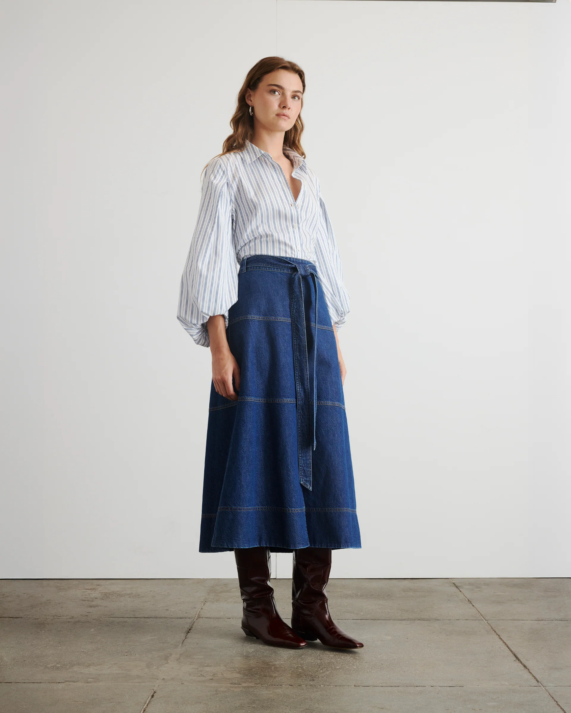 Hudley Denim Skirt - Image 4