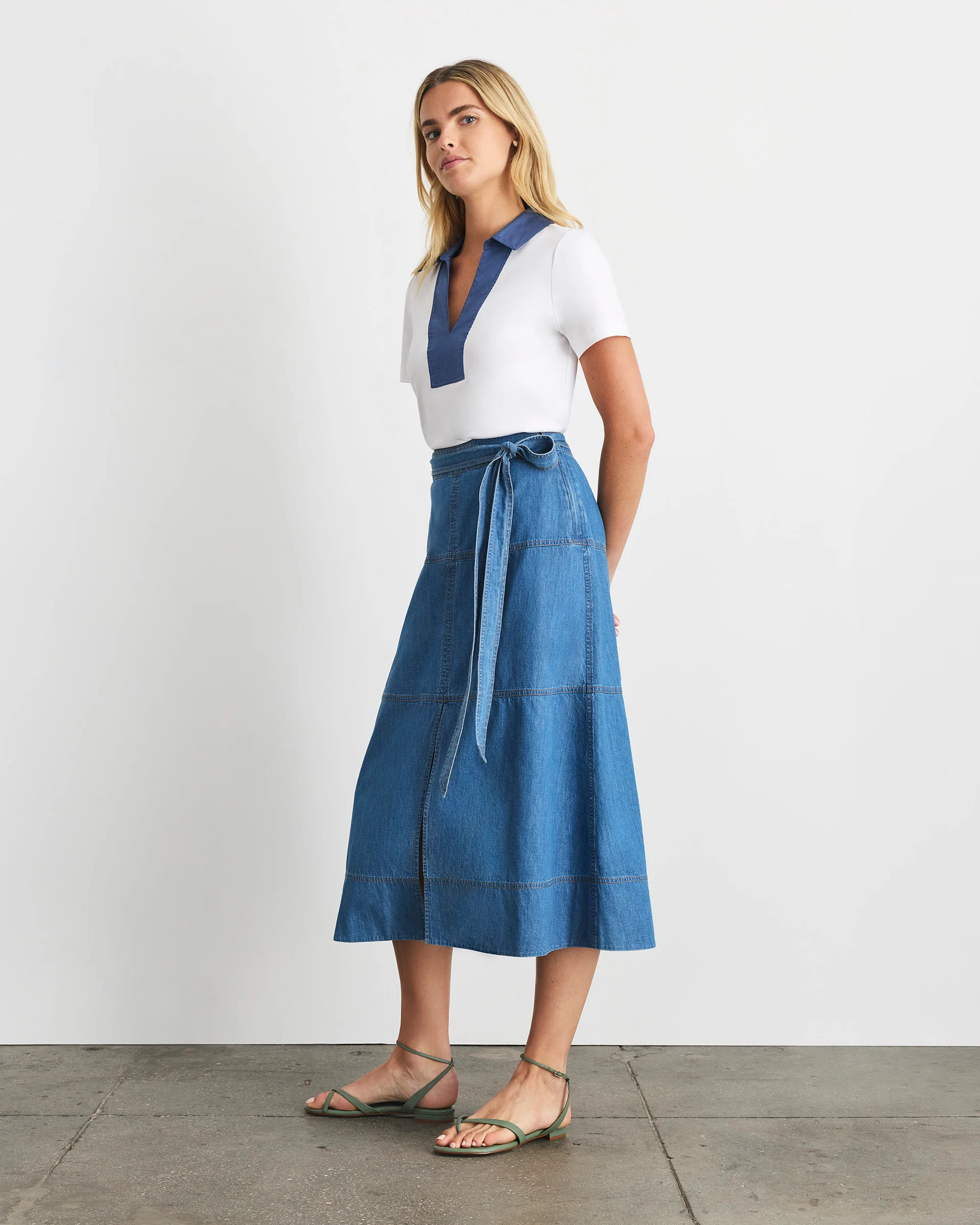 Hudley Denim Skirt - Image 3