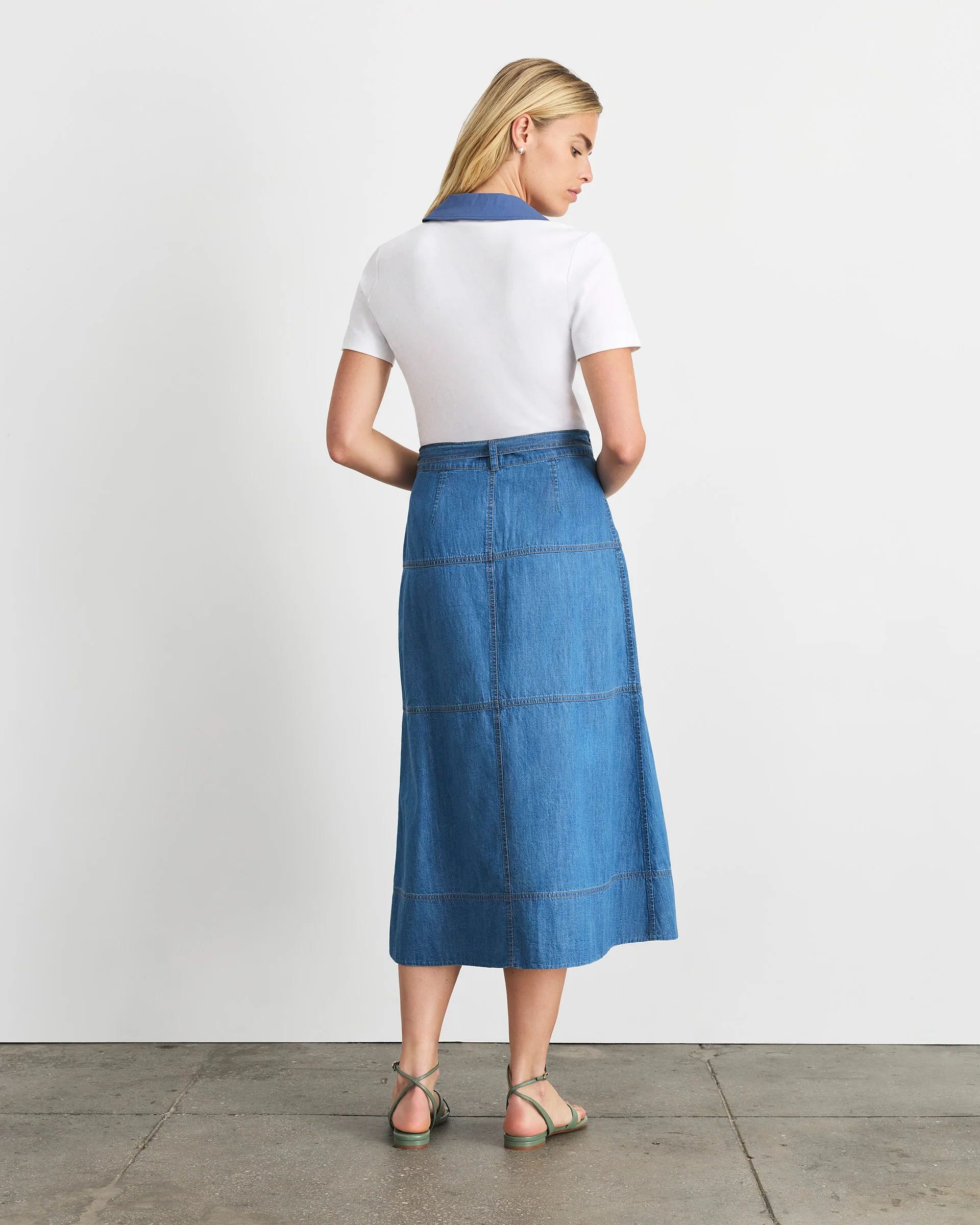 Hudley Denim Skirt - Image 5