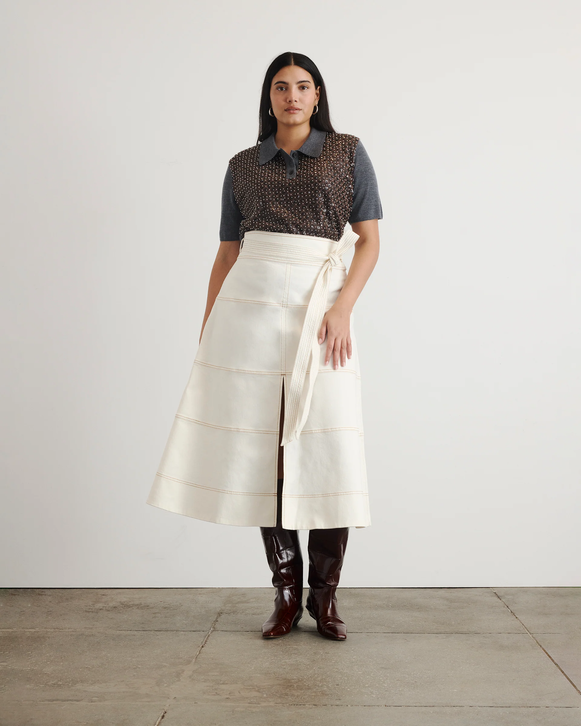 Hudson Denim Skirt - Image 3