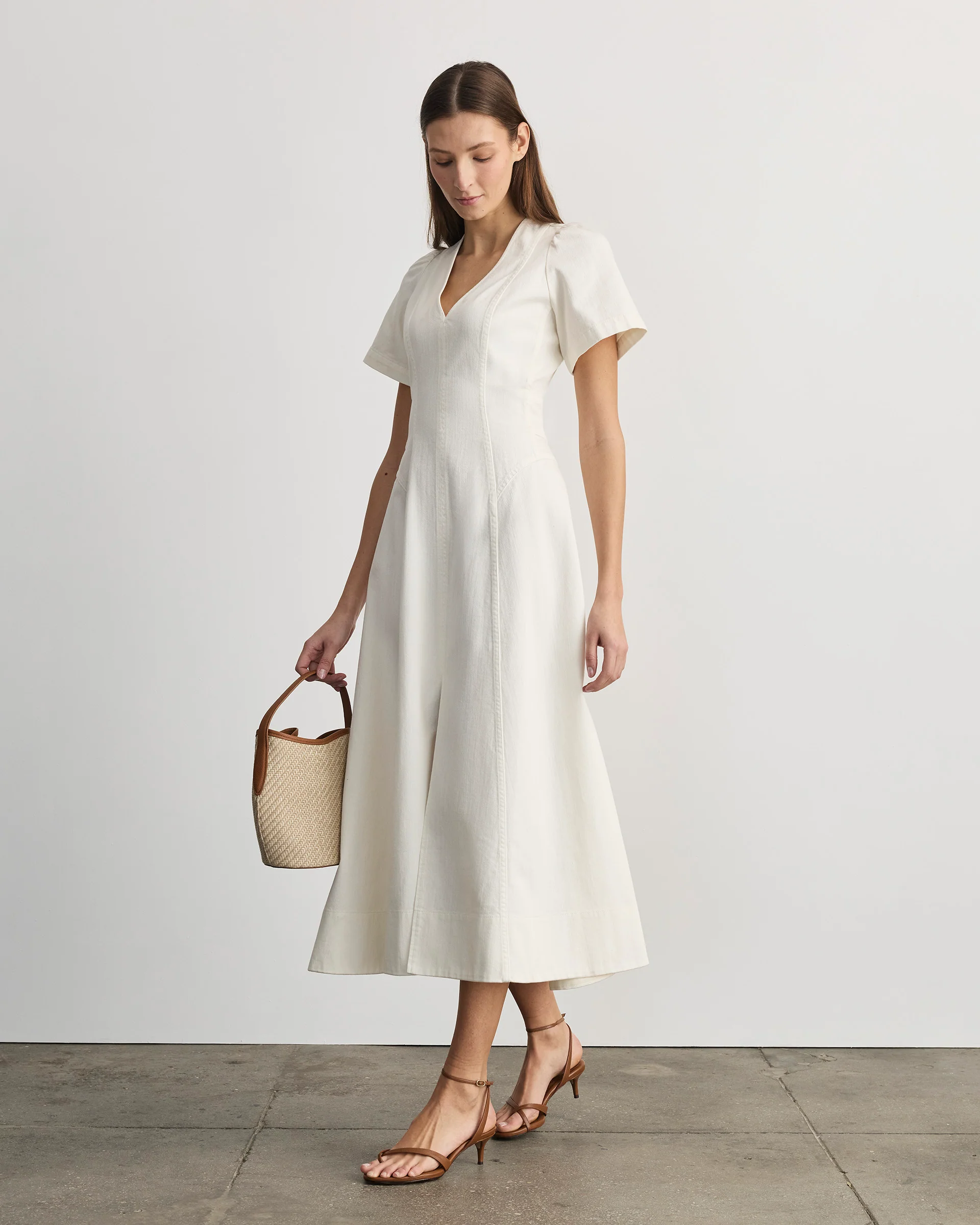 Midi Renzo Denim Dress - Image 2