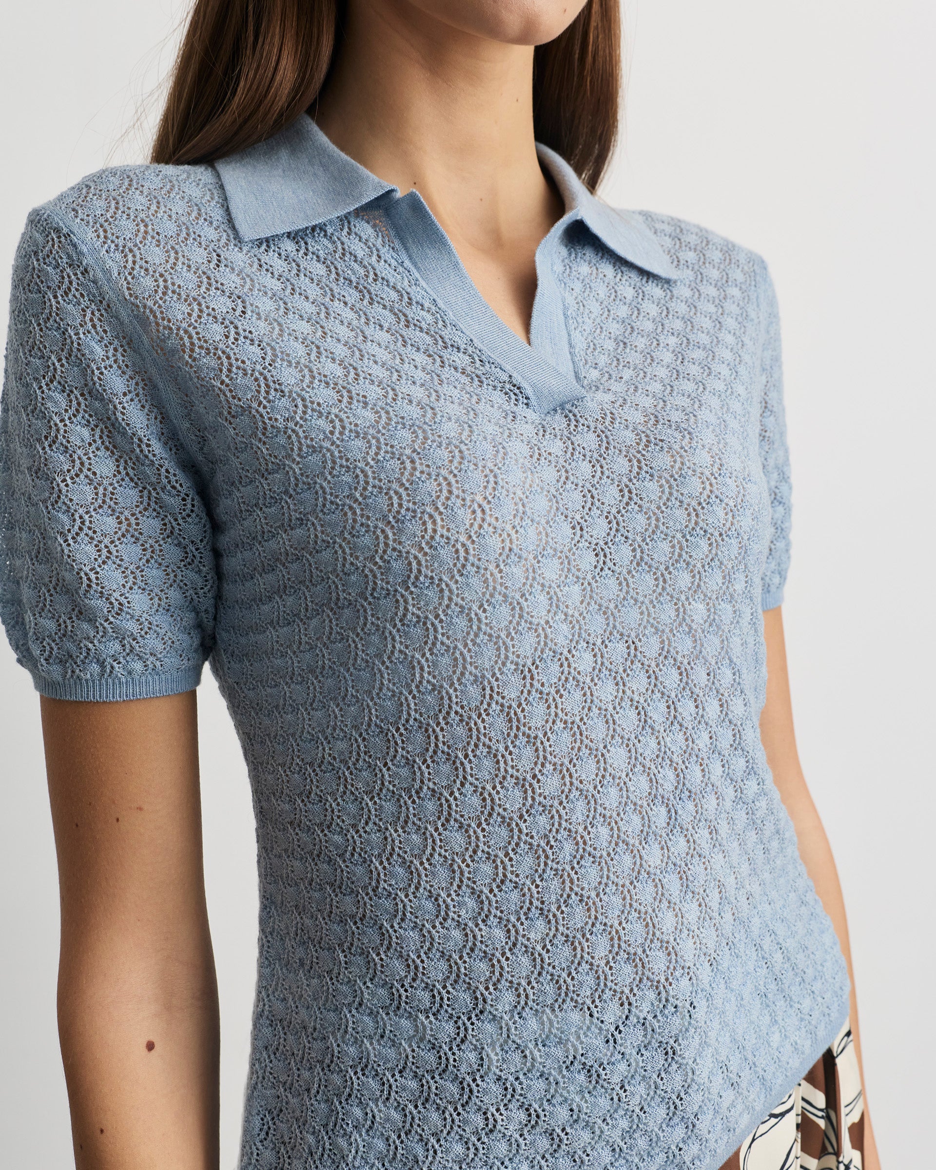 Camilla Pointelle Knit Top - Image 5