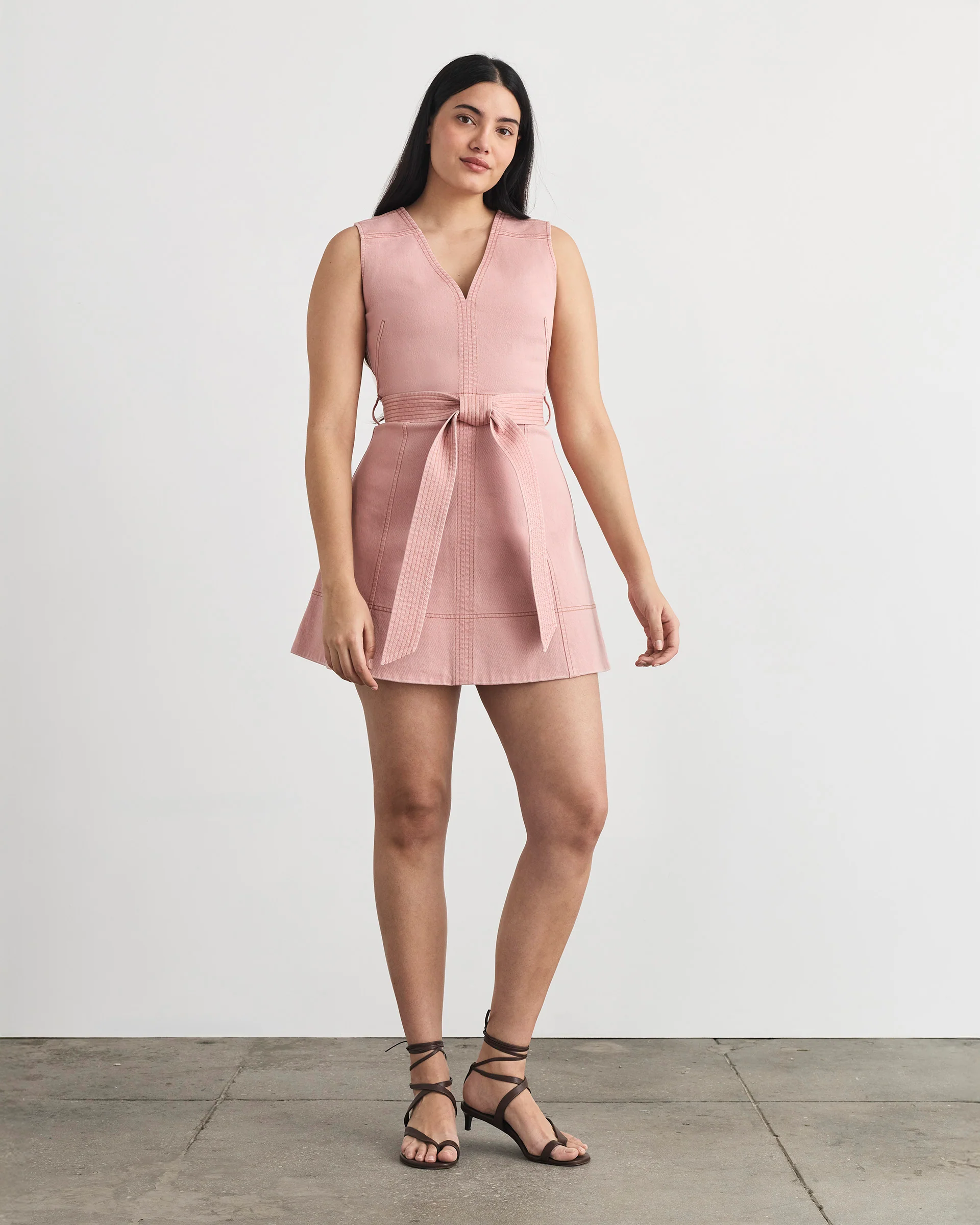 Reina Denim Dress - Image 3